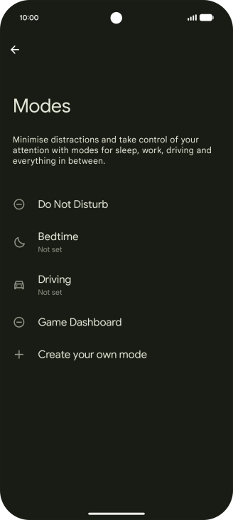 Press Do Not Disturb.
