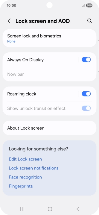 Press the Home key to return to the home screen.