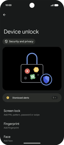 Slide your finger upwards starting from the bottom of the screen to return to the home screen.