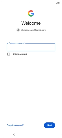 Press the field below 