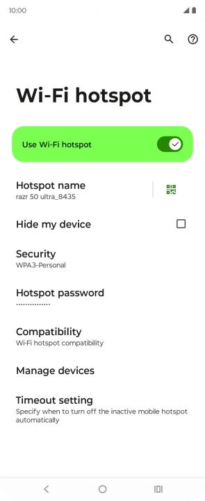 Press the Home key to return to the home screen.