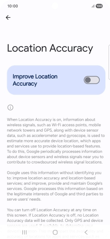 If you press the indicator next to 