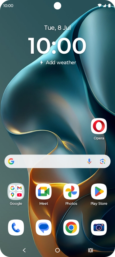 The Wi-Fi icon shows that your phone is connected to a Wi-Fi network.