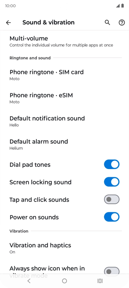 Press Phone ringtone.