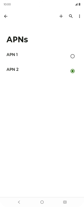 Press the Home key to return to the home screen.