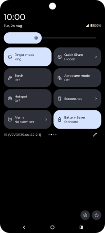 Press the Home key to return to the home screen.
