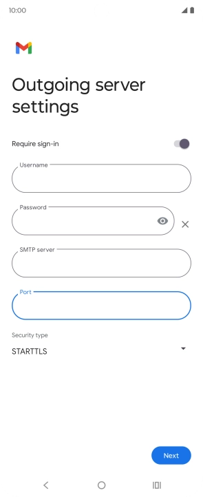 Press the drop down list below 