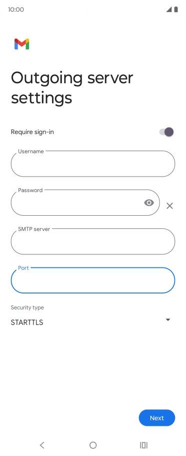 Press the drop down list below 