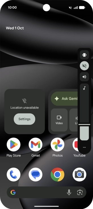Press the sound icon to turn off the function.