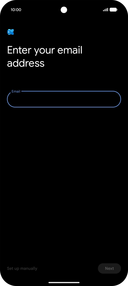 Press the field below 