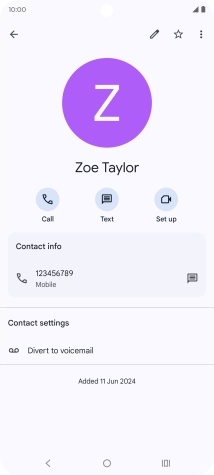 Press the Home key to return to the home screen.