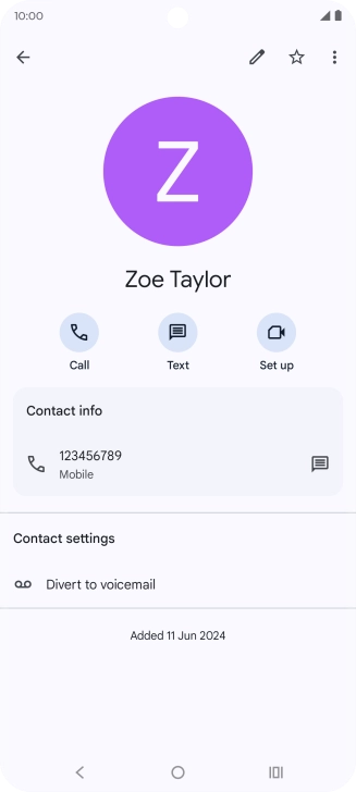 Press the Home key to return to the home screen.