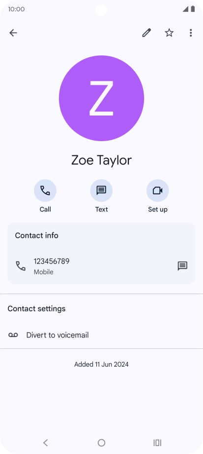 Press the Home key to return to the home screen.