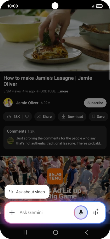 Press Ask about video.