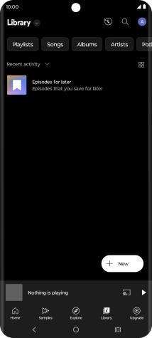Press the drop down list.
