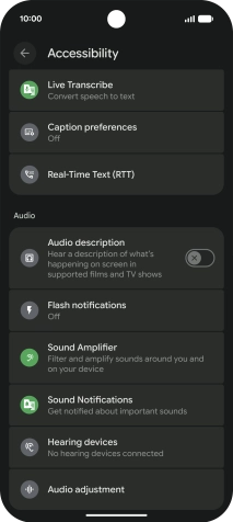Press the required category below 