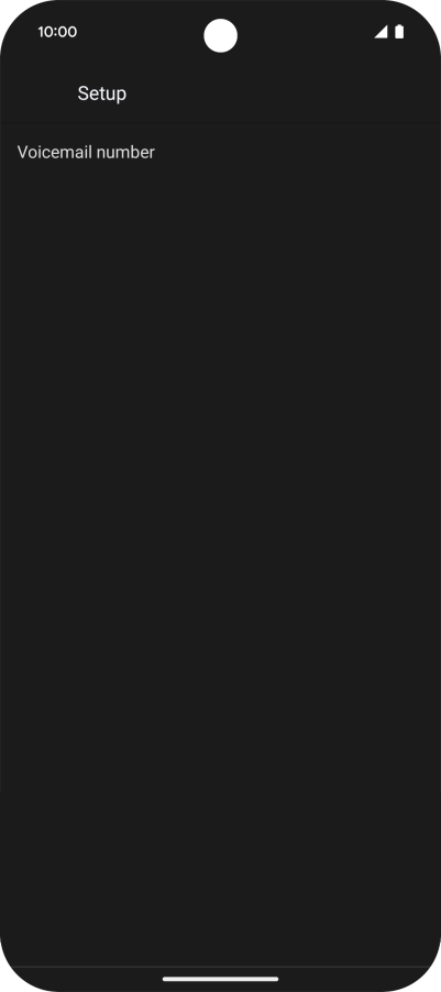 Press Voicemail number.