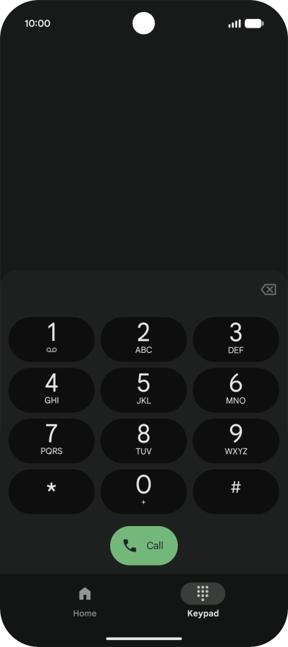 Press and hold number key 1 to call voicemail. Follow the instructions to listen to your messages.