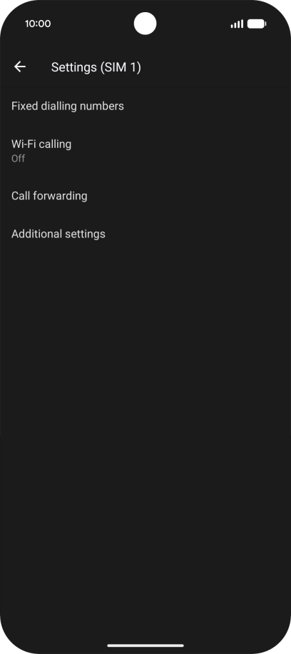 Press Wi-Fi calling.