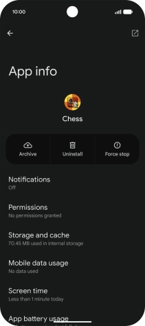 Press Storage and cache.