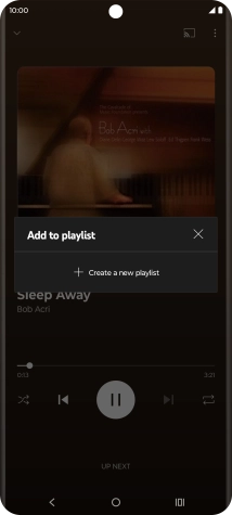 Press Create a new playlist.