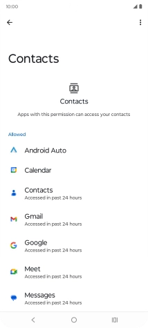 The total app activity for the selected phone function is displayed.