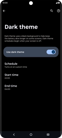 Press the Home key to return to the home screen.