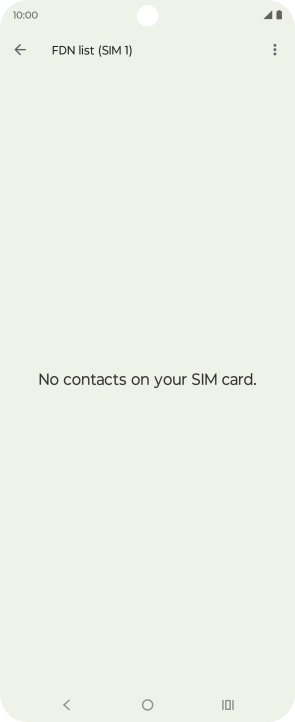 Press the menu icon.