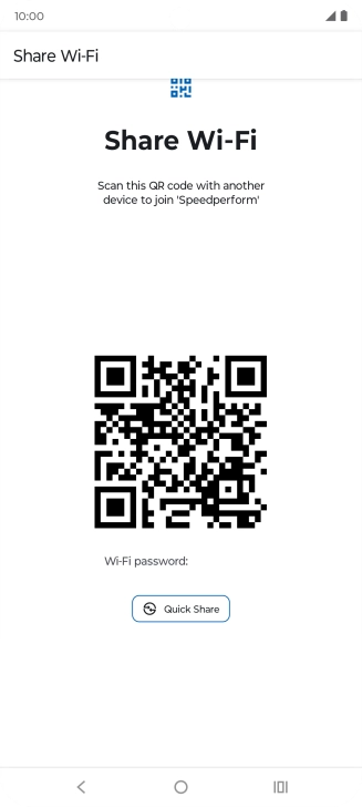 Place the QR code inside the camera frame on the other device to scan the code.