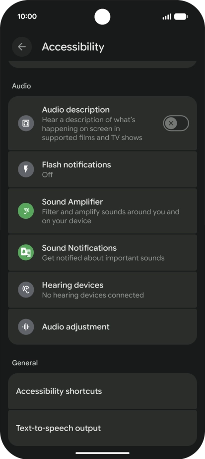 Press the required category below 