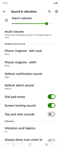 Press Phone ringtone.