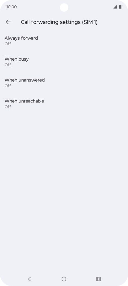 Press the Home key to return to the home screen.
