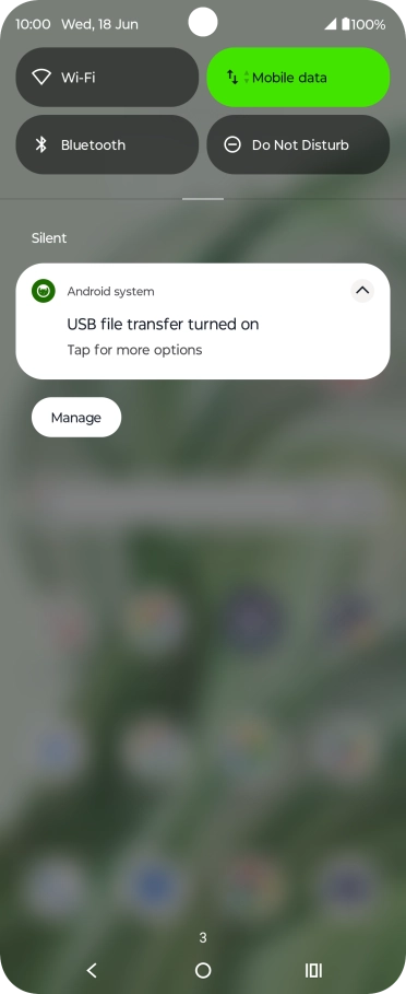Press Tap for more options.