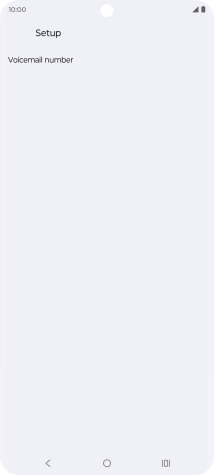 Press Voicemail number.