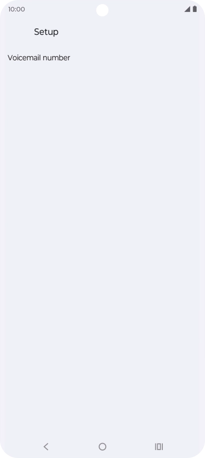 Press Voicemail number.