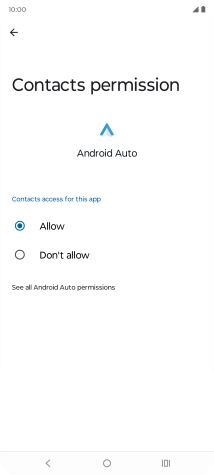 The app activity for the selected app is displayed.
