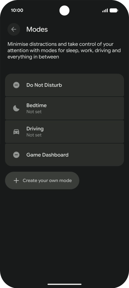 Press Do Not Disturb.