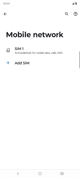 Press the Home key to return to the home screen.