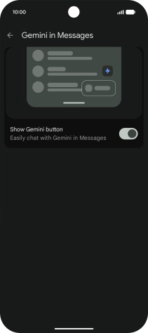 Press arrow left the necessary number of times to return to the list of messages.