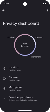 Press See other permissions.