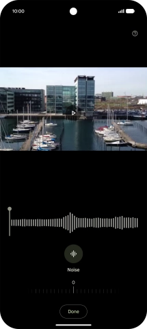 Slide your finger right or left on the indicator to set the required volume for the selected sound type.