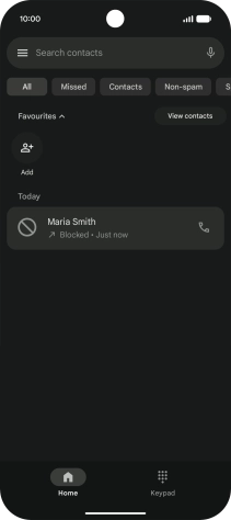 Slide your finger upwards starting from the bottom of the screen to return to the home screen.