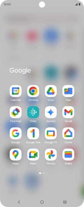 Press Photos and go to the required folder.