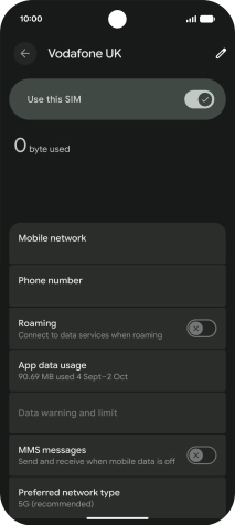 Slide your finger upwards starting from the bottom of the screen to return to the home screen.