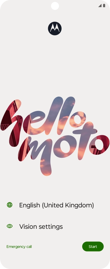 Press the field next to the language icon.