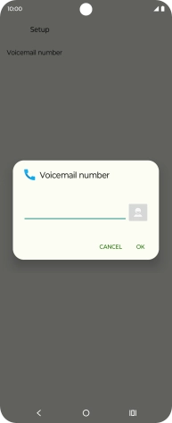 Key in +447836121121 and press OK.