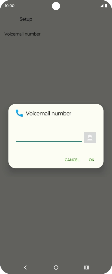 Key in +447836121121 and press OK.