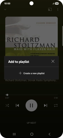 Press Create a new playlist.