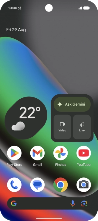 The divert icon shows that all incoming calls are diverted.