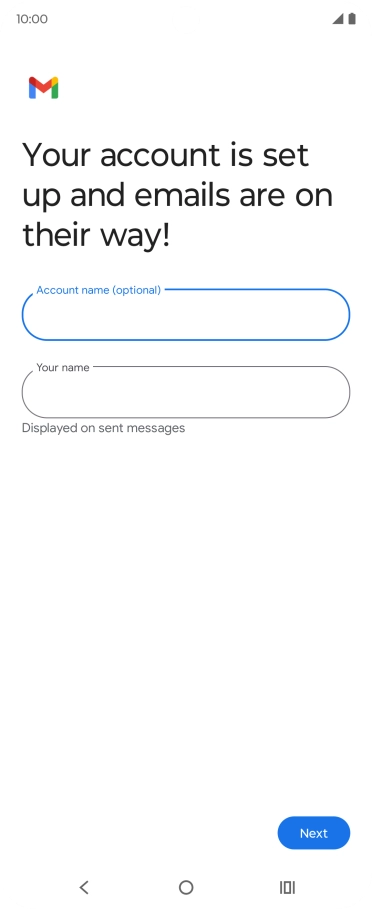 Press the field below 